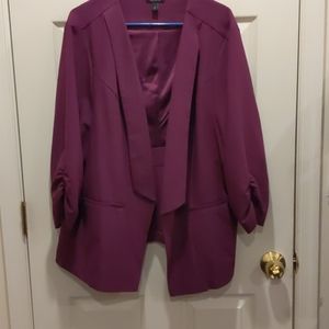 Torrid size 4 purple blazer